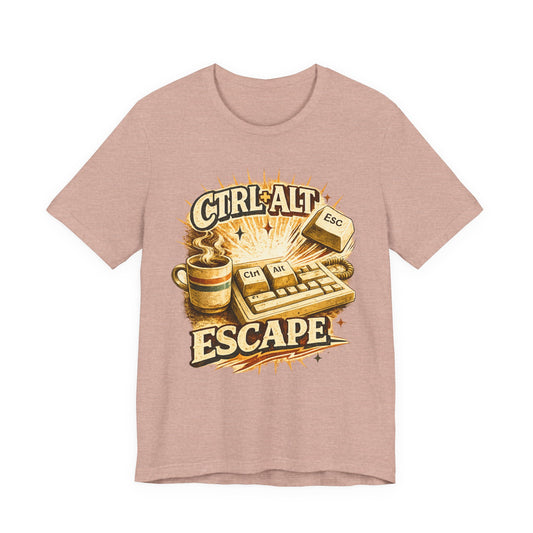 Ctrl + Alt + Escape | Vintage Retro Graphic Tee