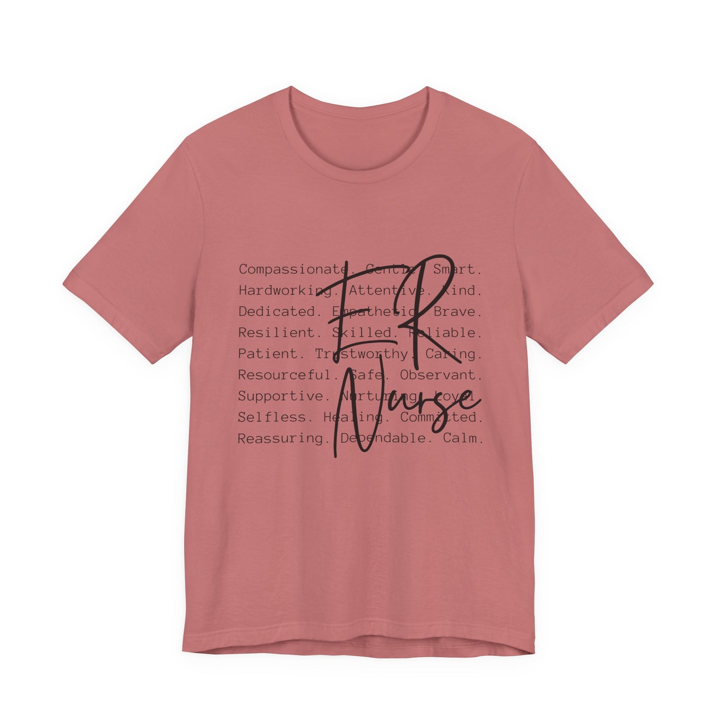 Nurse Script Tee — Inspirational Nurse Word Cloud Shirt