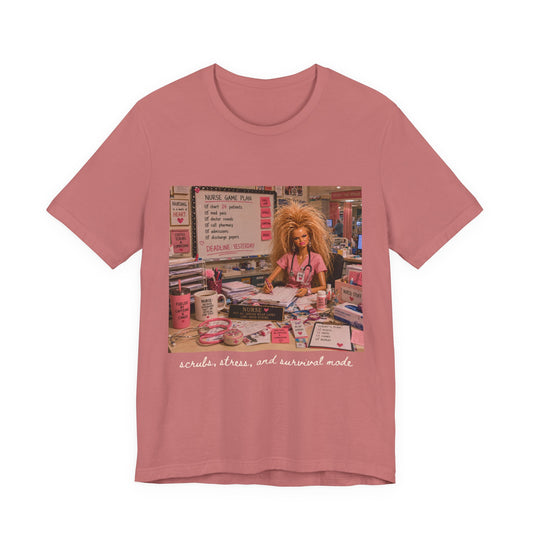 Funny Office Worker Shirt | Screws, Stress & Seasonal Meltdowns | Corporate Humor Tee