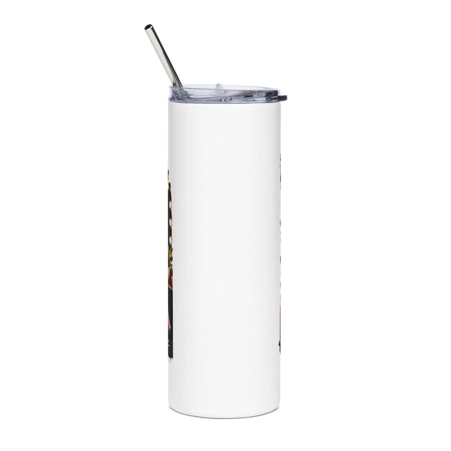 Funny Hairstylist Tumbler | My Chair Is Basically Therapy | 20 oz Stainless Steel Travel Mug | Hair Stylist Gift