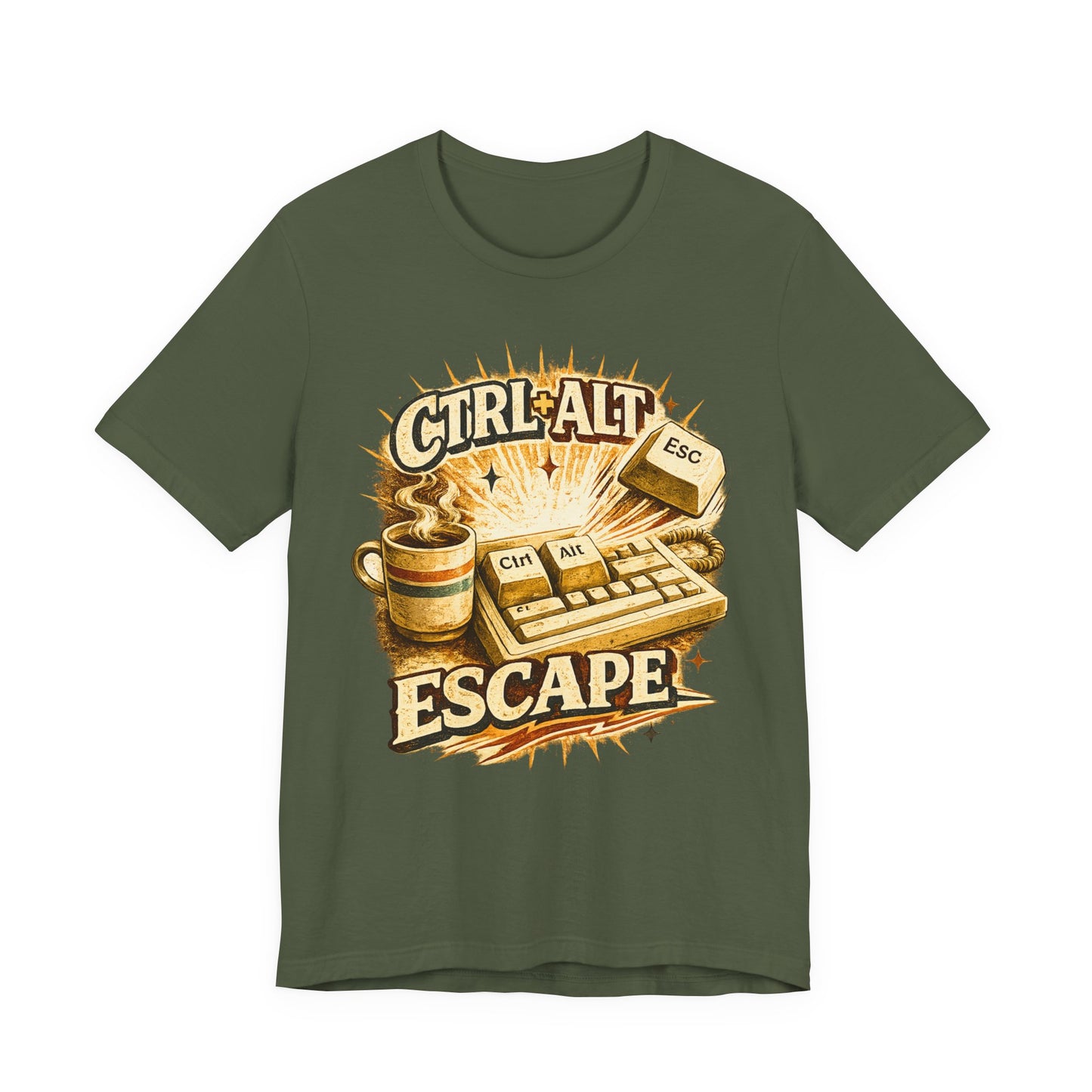 Ctrl + Alt + Escape | Vintage Retro Graphic Tee