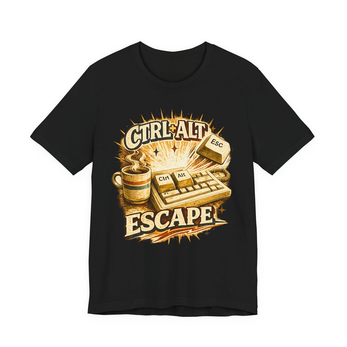 Ctrl + Alt + Escape | Vintage Retro Graphic Tee