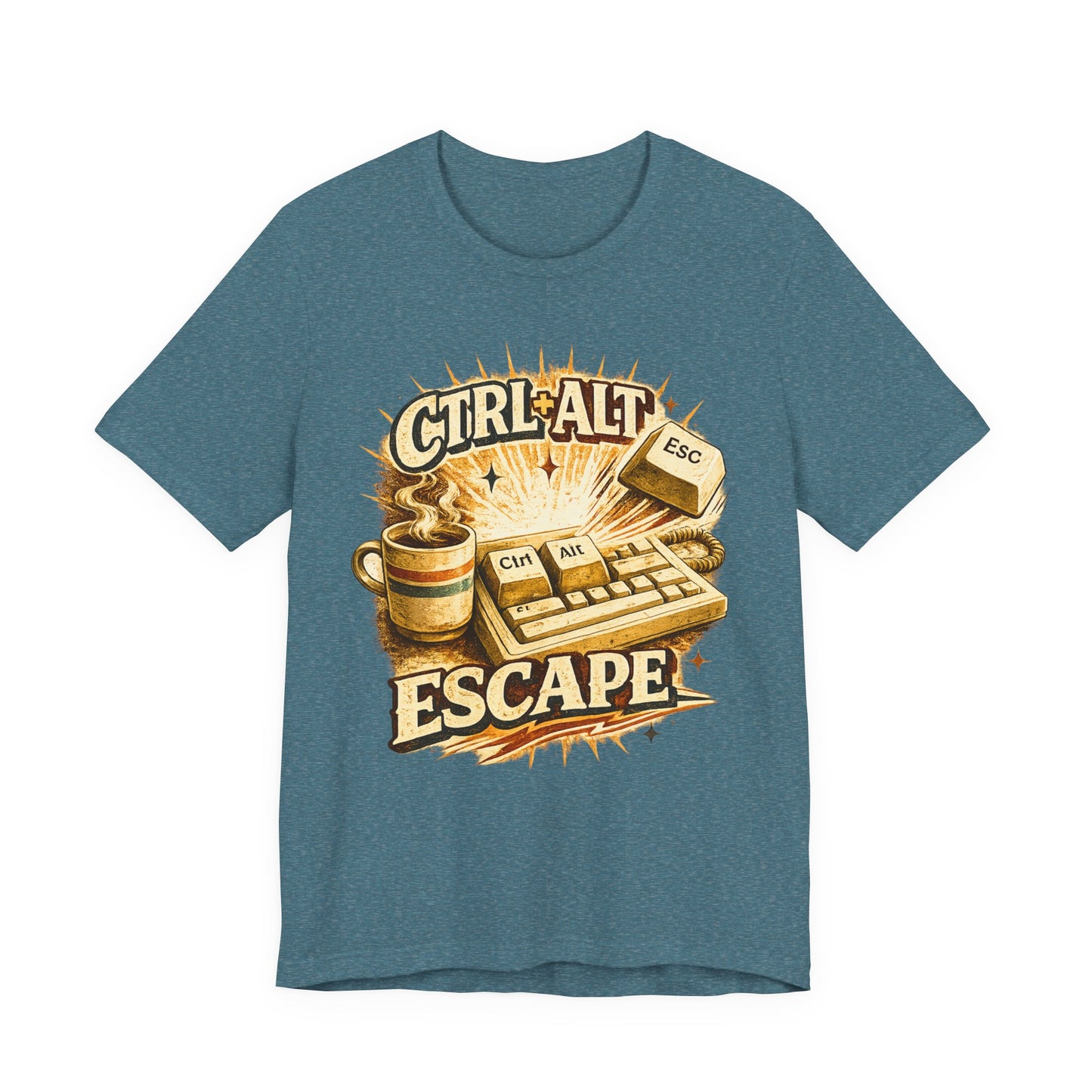 Ctrl + Alt + Escape | Vintage Retro Graphic Tee