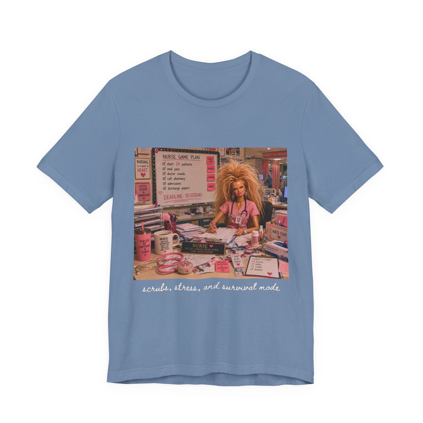 Funny Office Worker Shirt | Screws, Stress & Seasonal Meltdowns | Corporate Humor Tee