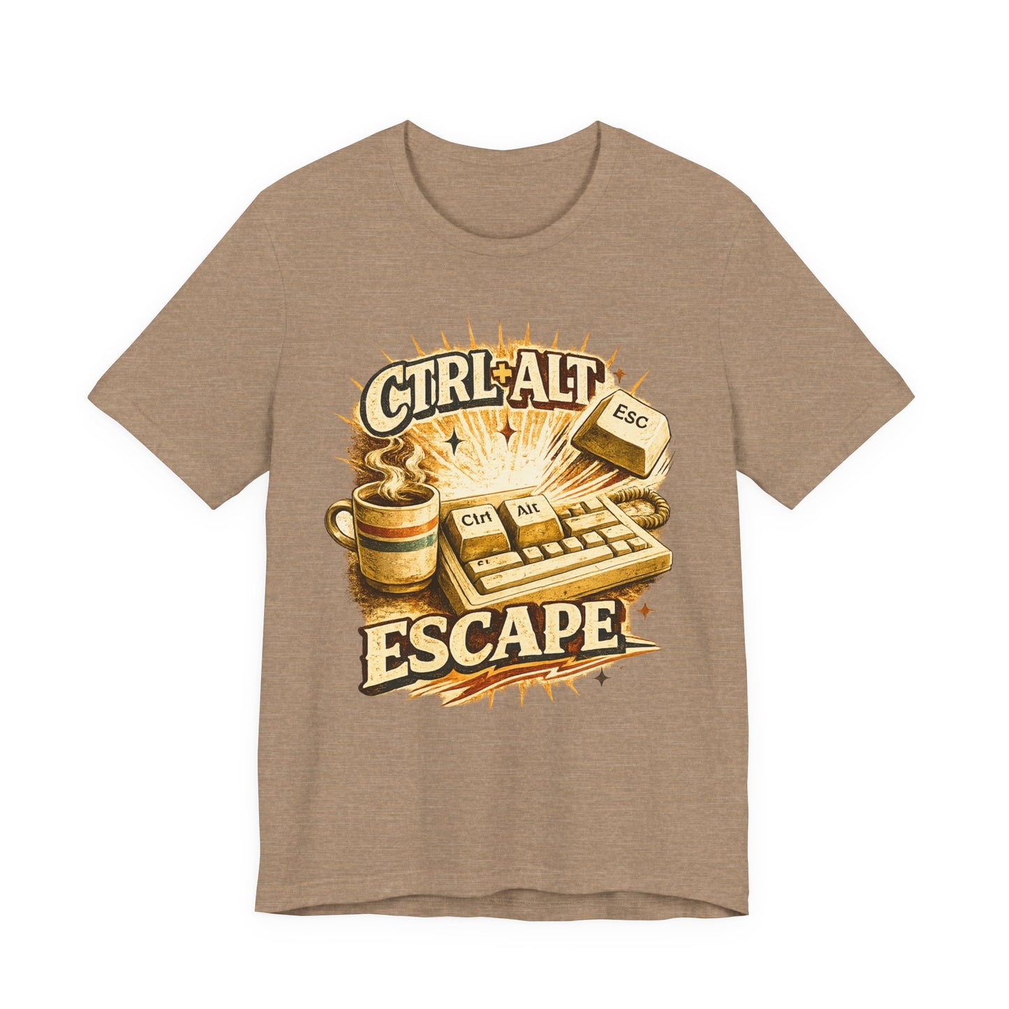 Ctrl + Alt + Escape | Vintage Retro Graphic Tee