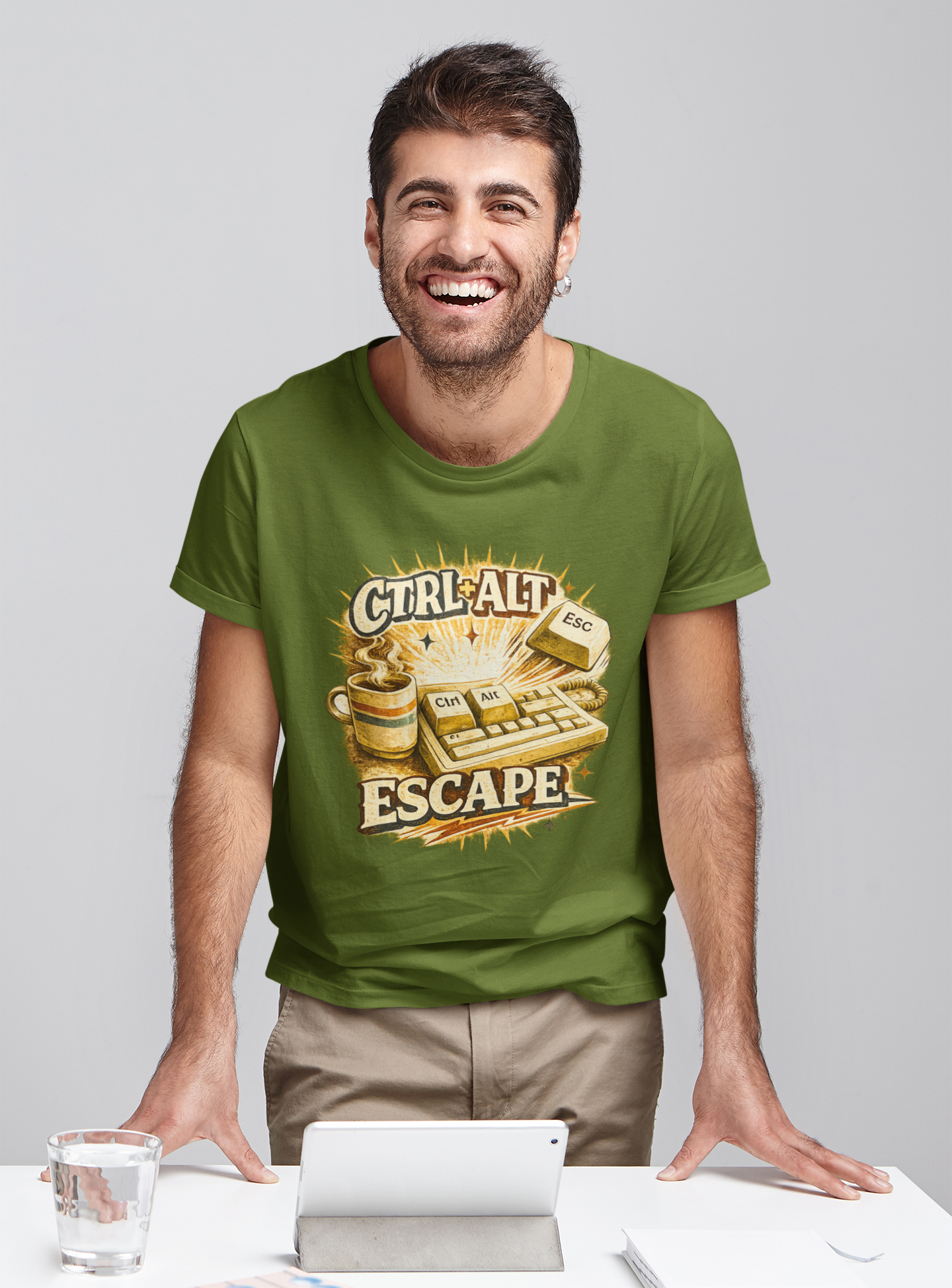 Ctrl + Alt + Escape | Vintage Retro Graphic Tee
