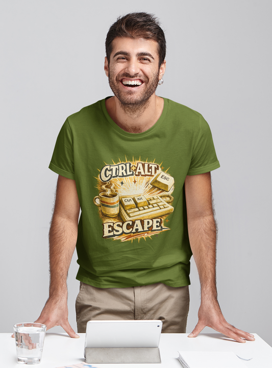 Ctrl + Alt + Escape | Vintage Retro Graphic Tee